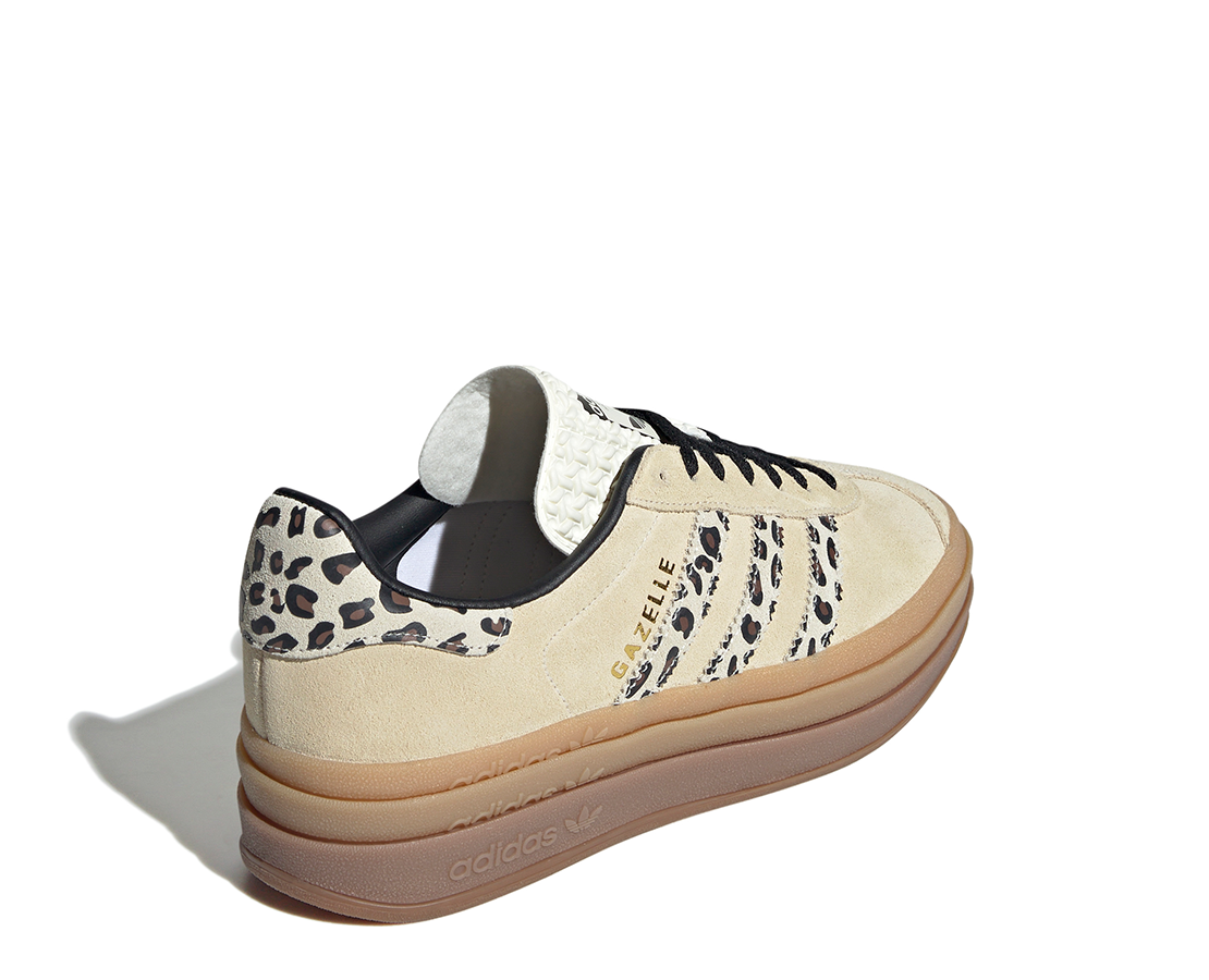 Adidas Gazelle Bold Cream Black Leopard BJ/EST - JI1370-787