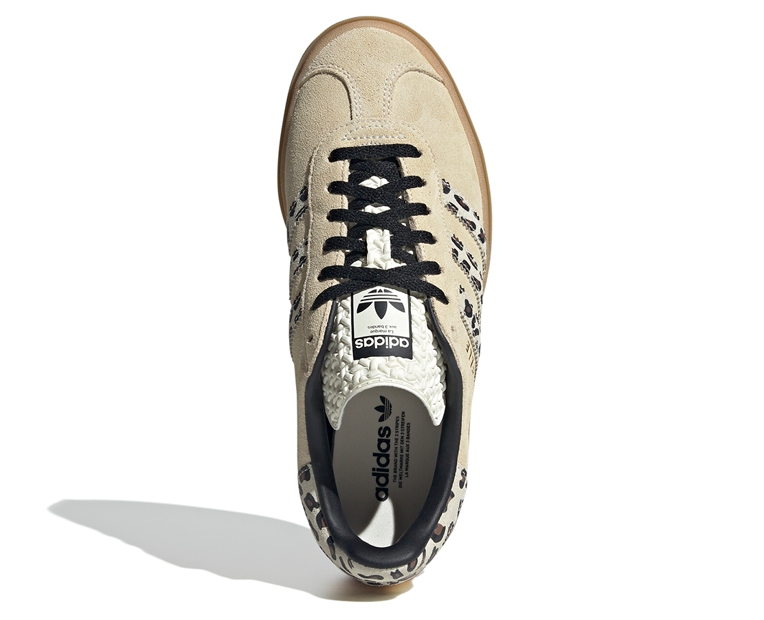 Adidas Gazelle Bold Cream Black Leopard BJ/EST - JI1370-787