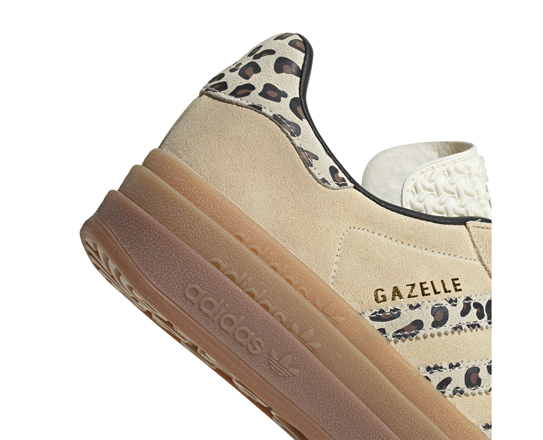 Adidas Gazelle Bold Cream Black Leopard BJ/EST - JI1370-787