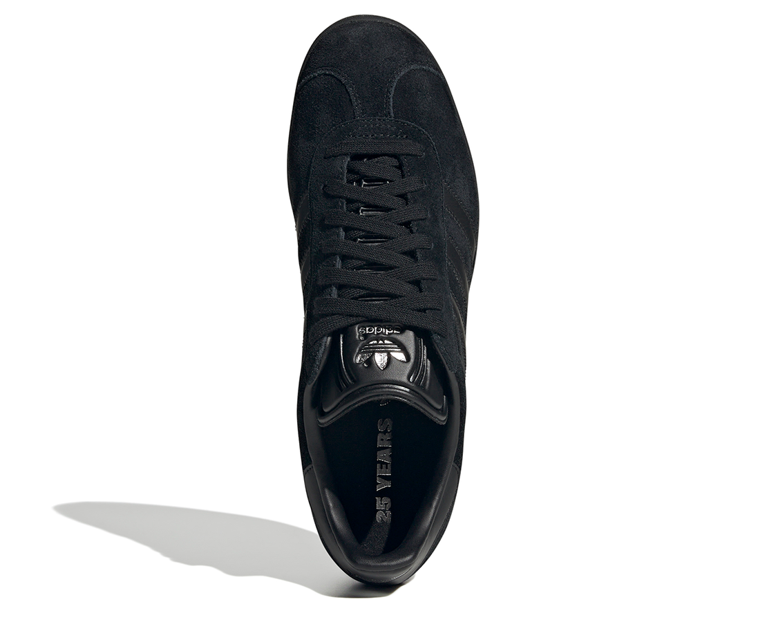 Adidas Gazelle All Black Silver Metallic PR - JI2161-240