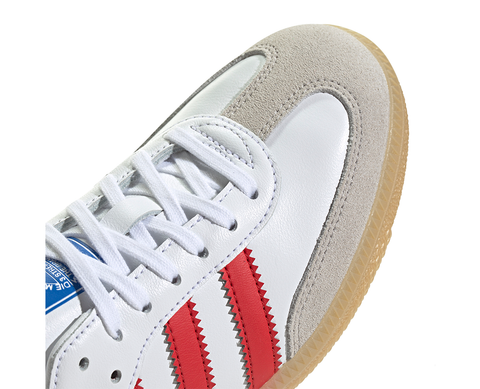Adidas Samba OG White Collegiate Red BR/VM - JI4463-128