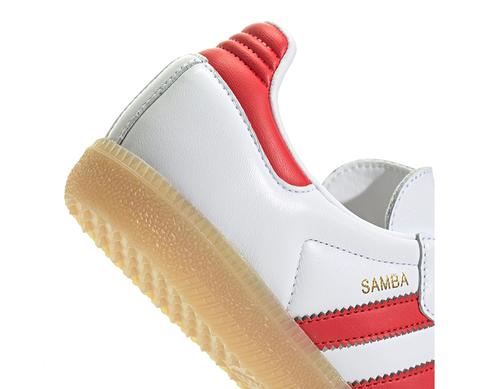 Adidas Samba OG White Collegiate Red BR/VM - JI4463-128