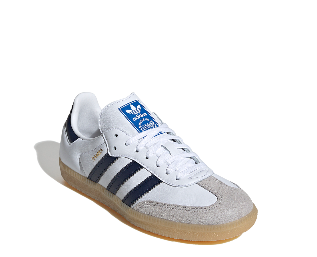 Adidas Samba OG White Collegiate Navy BR/MAR - JI4464-115