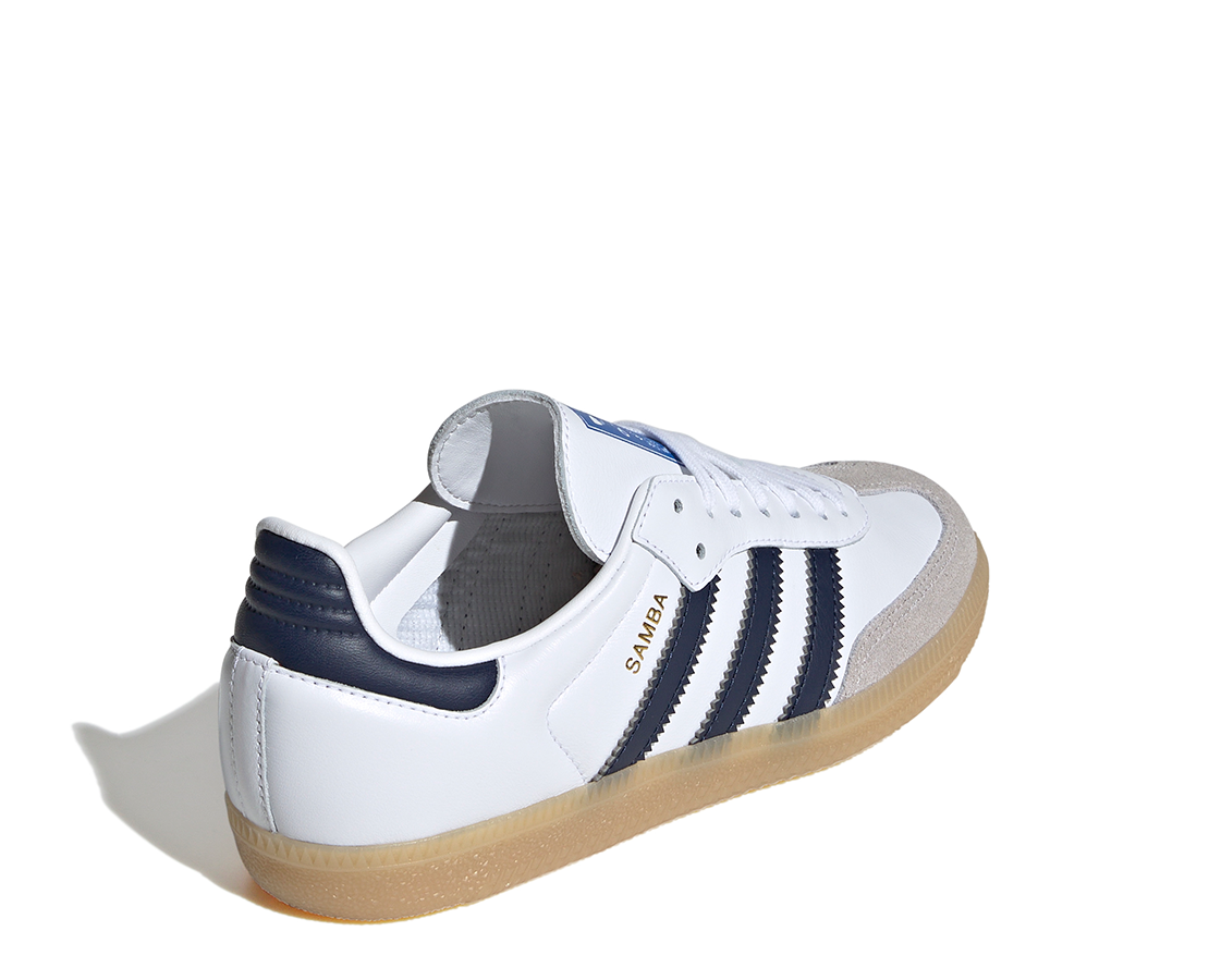 Adidas Samba OG White Collegiate Navy BR/MAR - JI4464-115