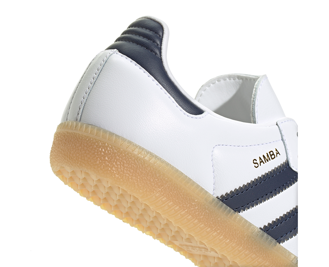 Adidas Samba OG White Collegiate Navy BR/MAR - JI4464-115