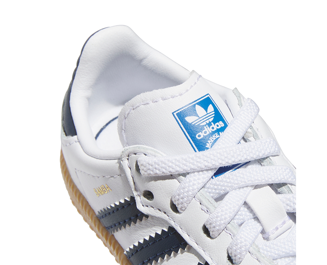 Adidas Samba OG EL White Collegiate Navy BR/MAR - JI4468-115