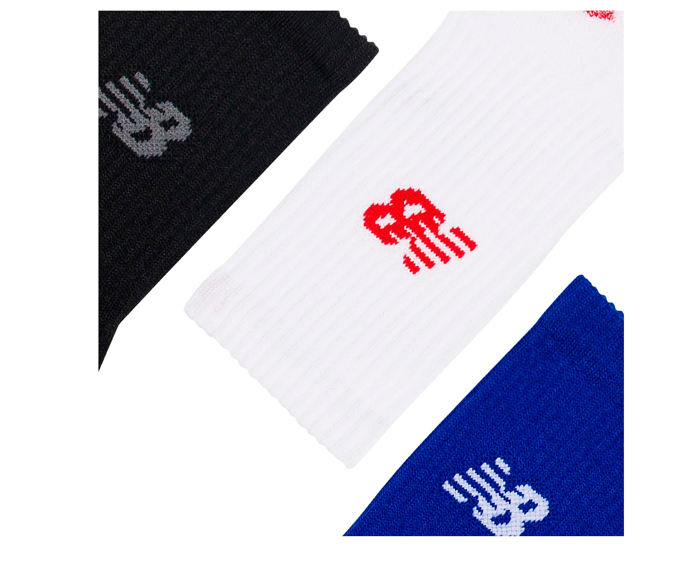 New Balance Active Crew Socks Pack 3 Youth MULTICOLOR - LAS35126-AS-898
