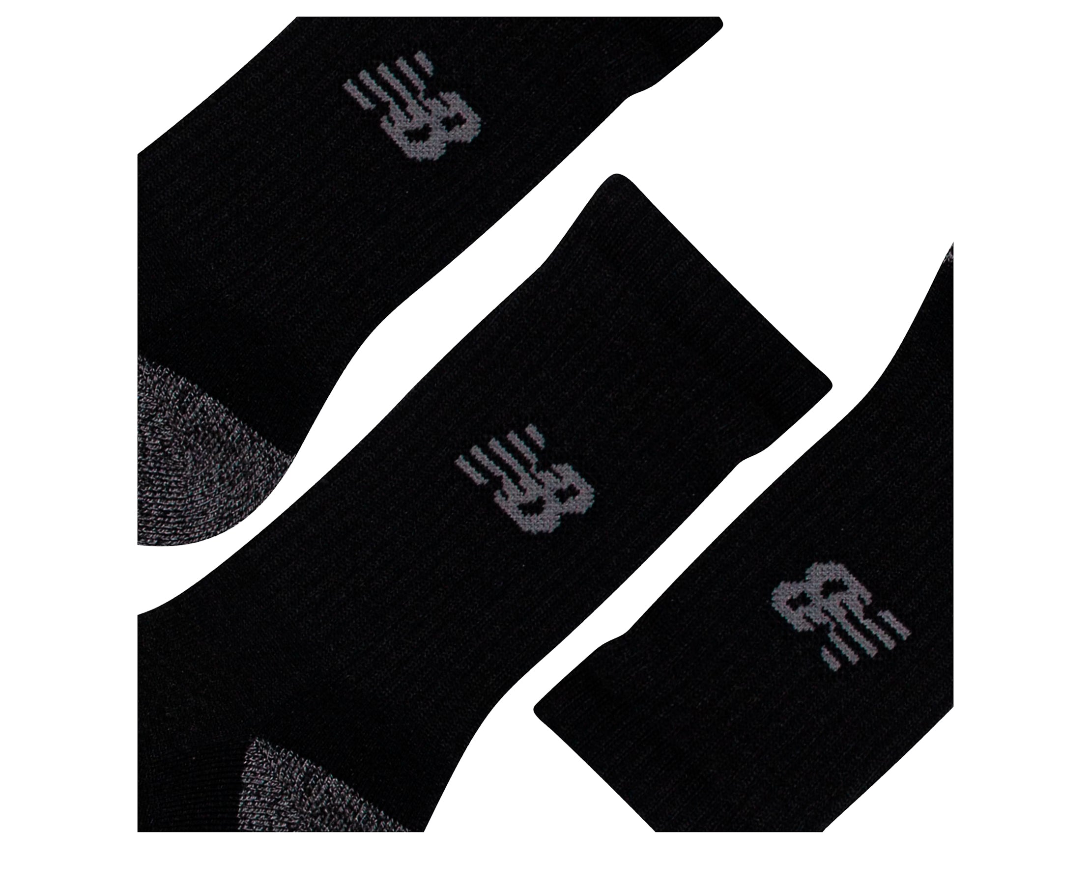 New Balance Active Crew Socks Pack 3 Youth PR - LAS35126-BK-240