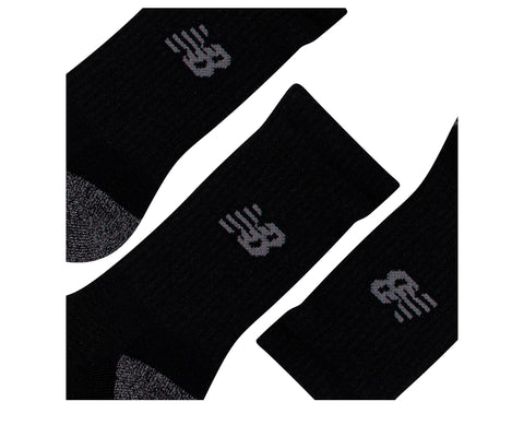 New Balance Active Crew Socks Pack 3 Youth PR - LAS35126-BK-240
