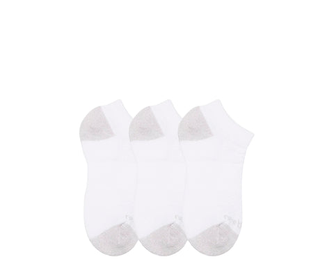 New Balance Active No Show Socks Pack 3 Youth BR - LAS35130-WT-90