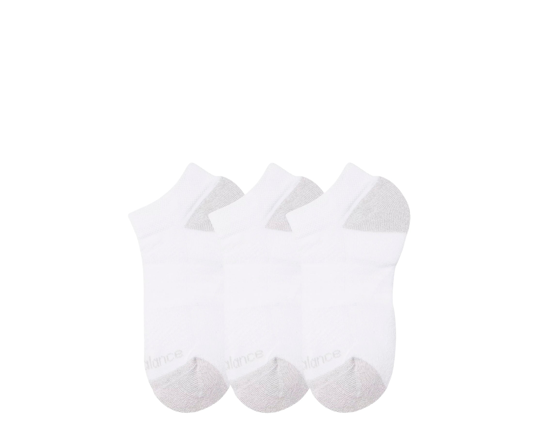 New Balance Active No Show Socks Pack 3 Youth BR - LAS35130-WT-90