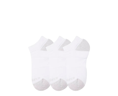 New Balance Active No Show Socks Pack 3 Youth BR - LAS35130-WT-90