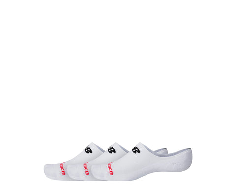 New Balance Everyday Ultra Low No Show Pack 3 BR - LAS51313-WT-90