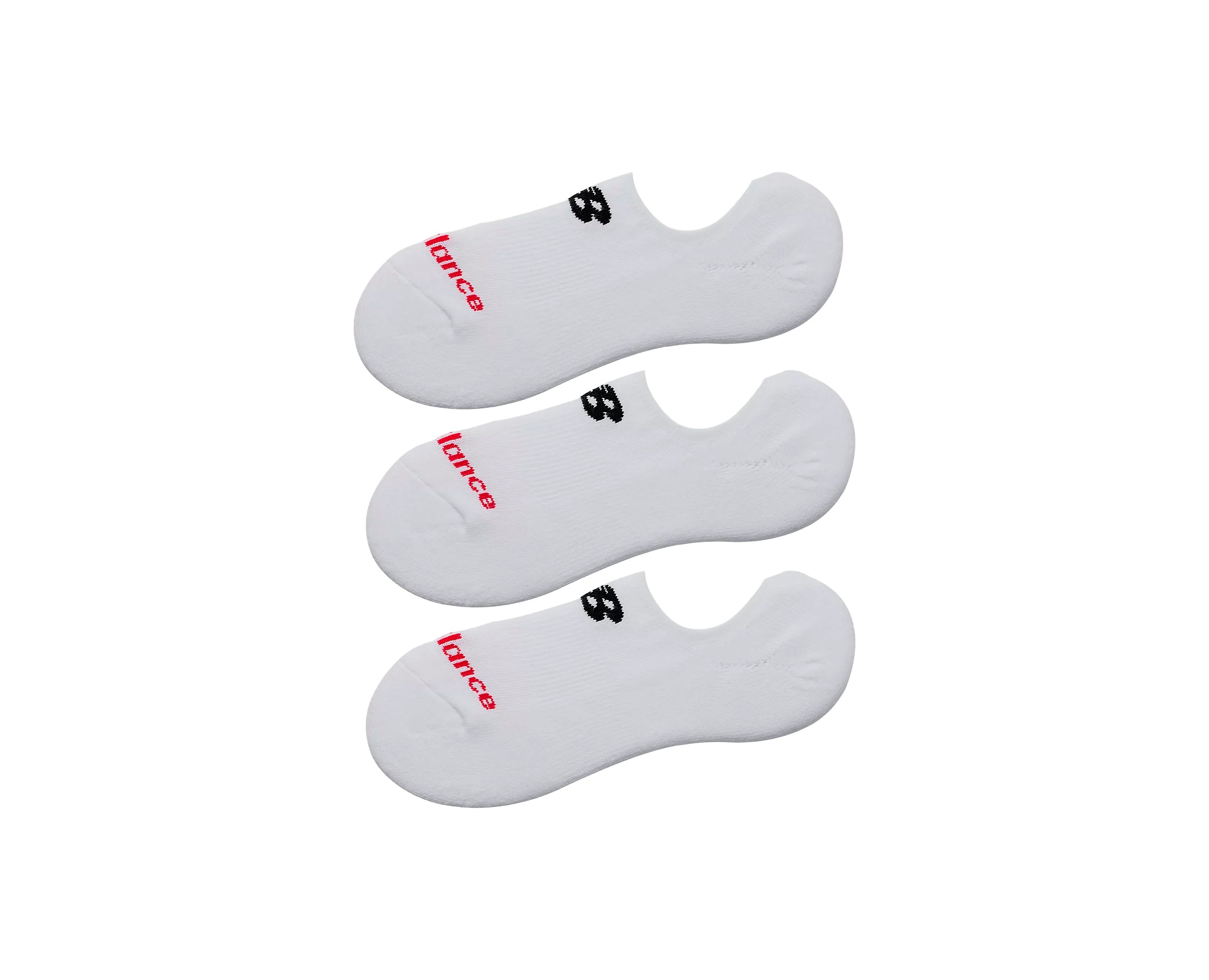 New Balance Everyday Ultra Low No Show Pack 3 BR - LAS51313-WT-90