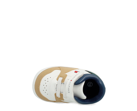 Tommy Hilfiger Low Cut Lace-Up/Velcro Crib MULTICOLOR - T0B9-33620-1755Y913-898