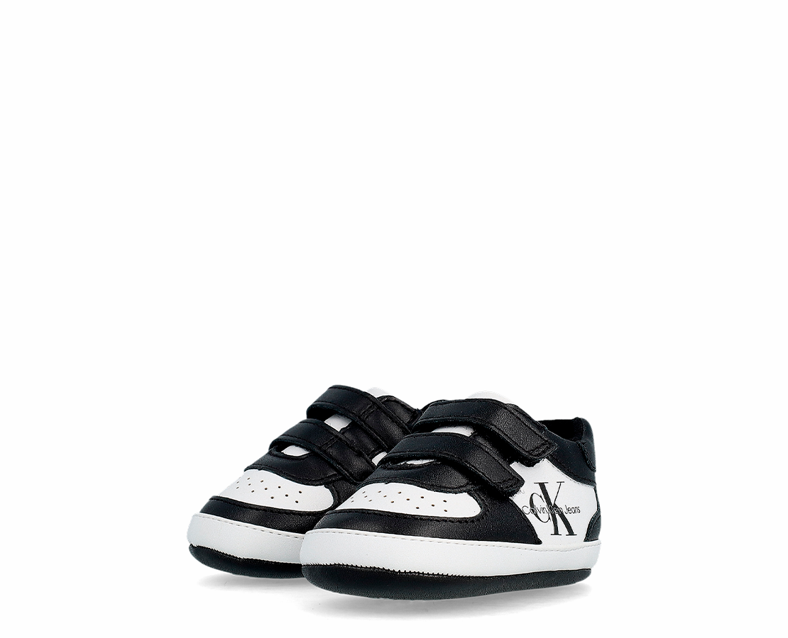 Calvin Klein Low Cut Velcro Shoe Crib PR/BR - V0B9-81040-1433X001-249