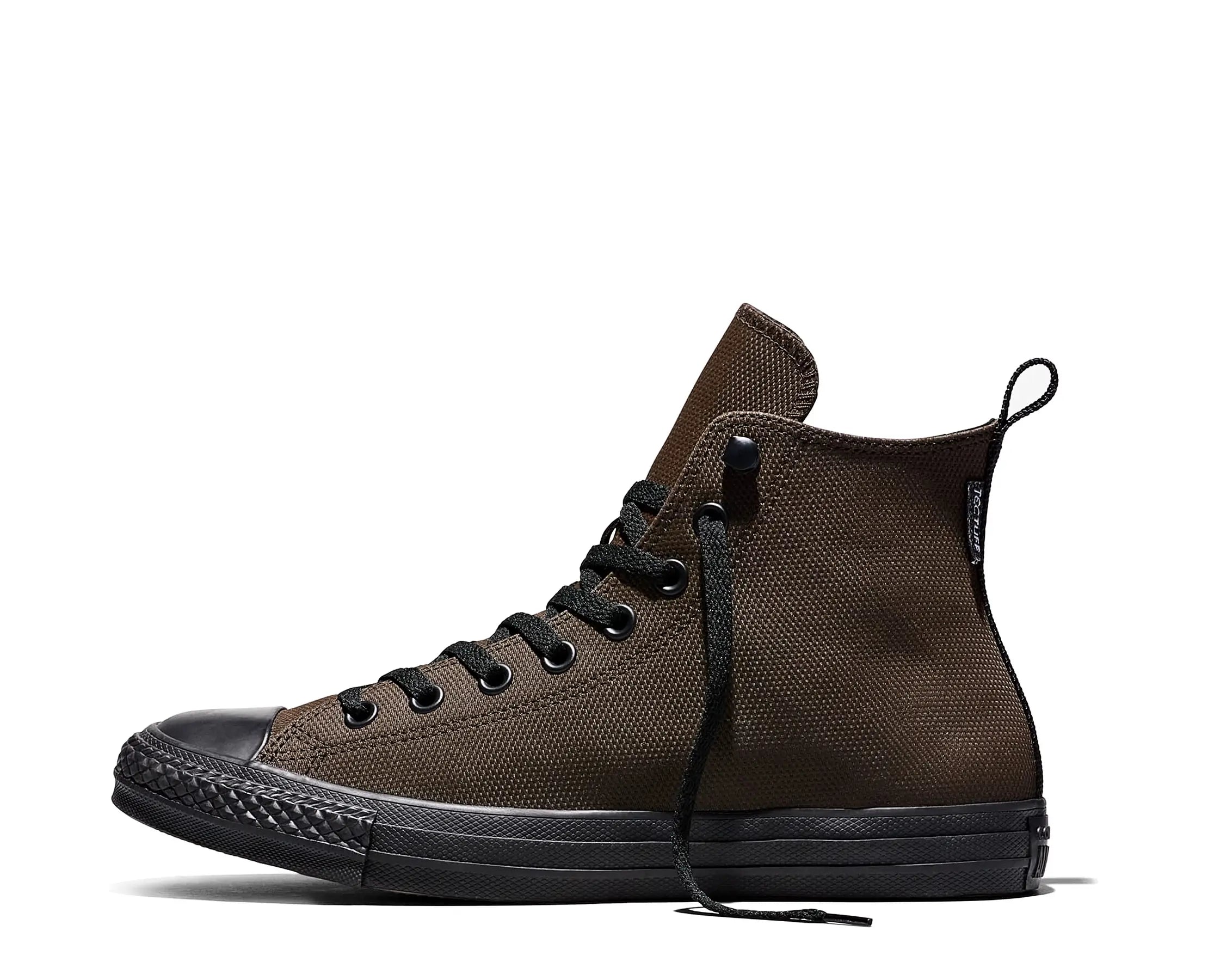 Sapatilhas Converse Chuck Taylor TecTuff Hi Castanho — perfil interior | A20054C