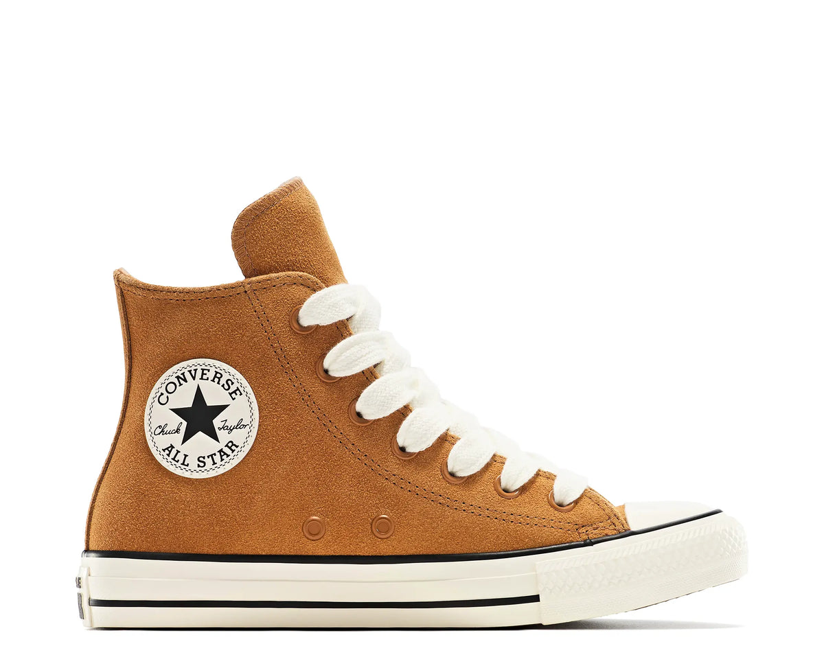 Sapatilhas Converse Chuck Taylor All Star Lift Sherpa Hi Camel — vista lateral | A20204C