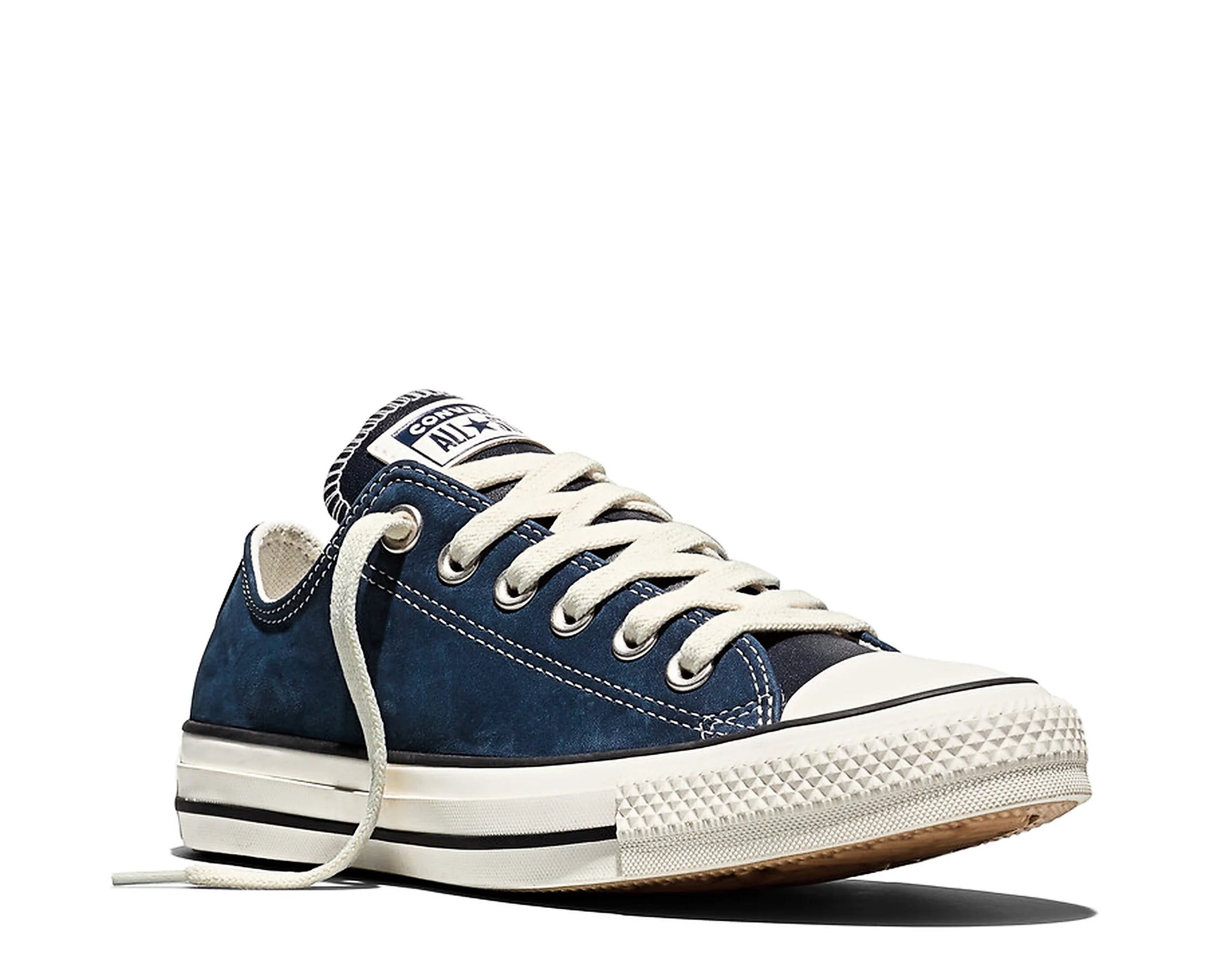 Sapatilhas Converse Chuck Taylor Elevated Leather Ox Azul-marinho — perfil exterior | A24187C