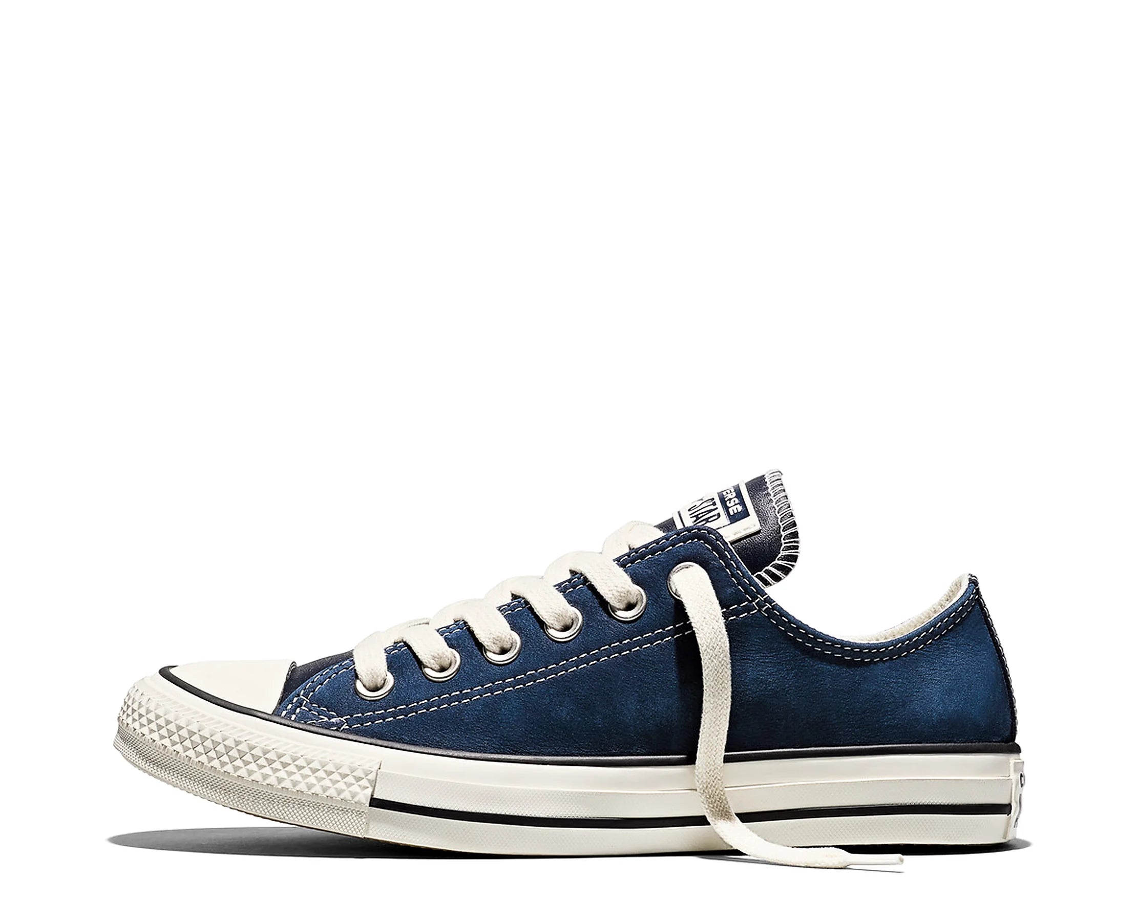 Sapatilhas Converse Chuck Taylor Elevated Leather Ox Azul-marinho — perfil exterior | A24187C