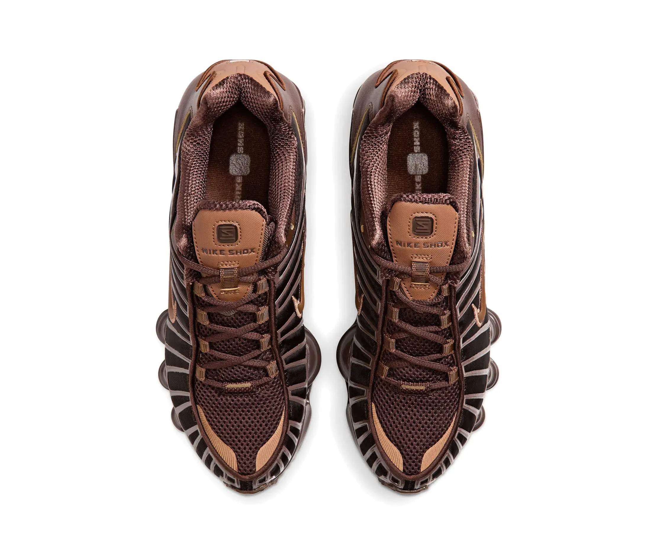 Sapatilhas Nike Shox TL Castanho — vista 7 | AR3566-205