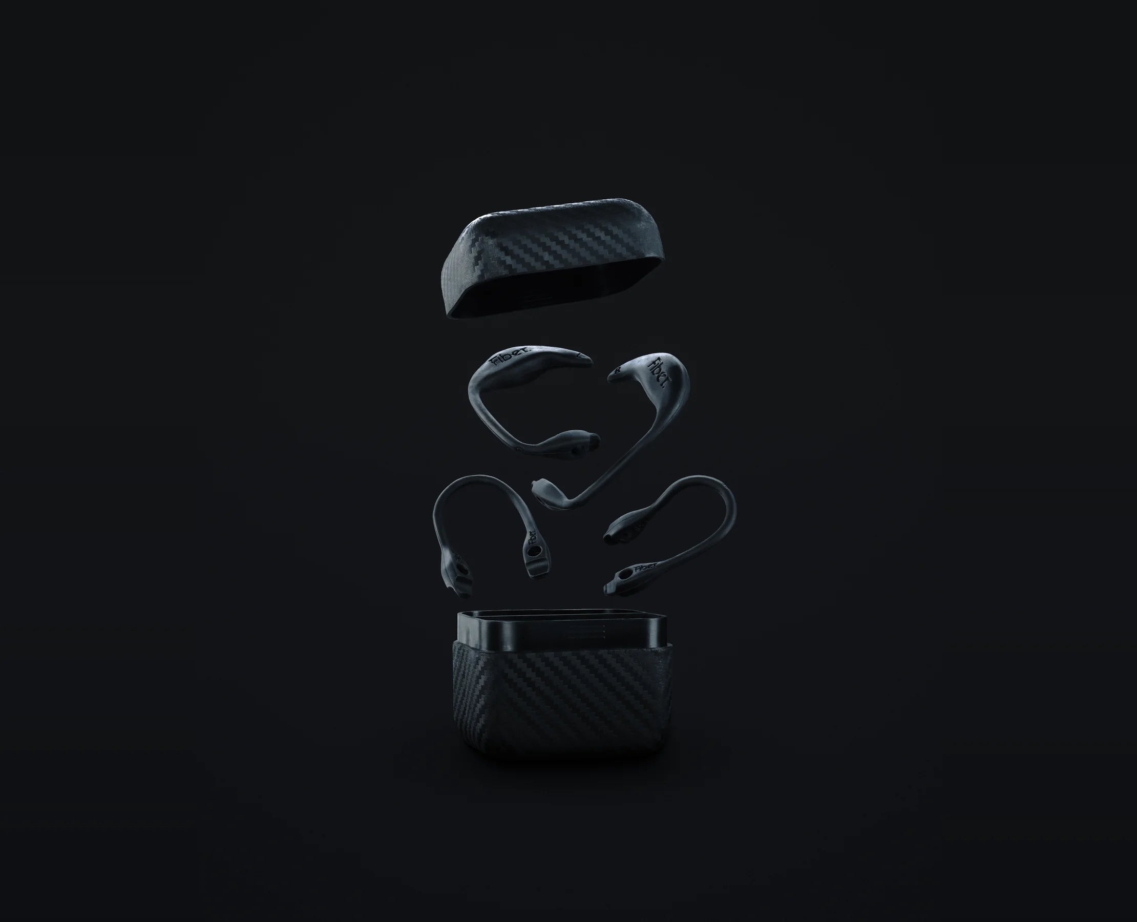 Fiber Arc Clip Preto — detalhe | ARC-CLIP