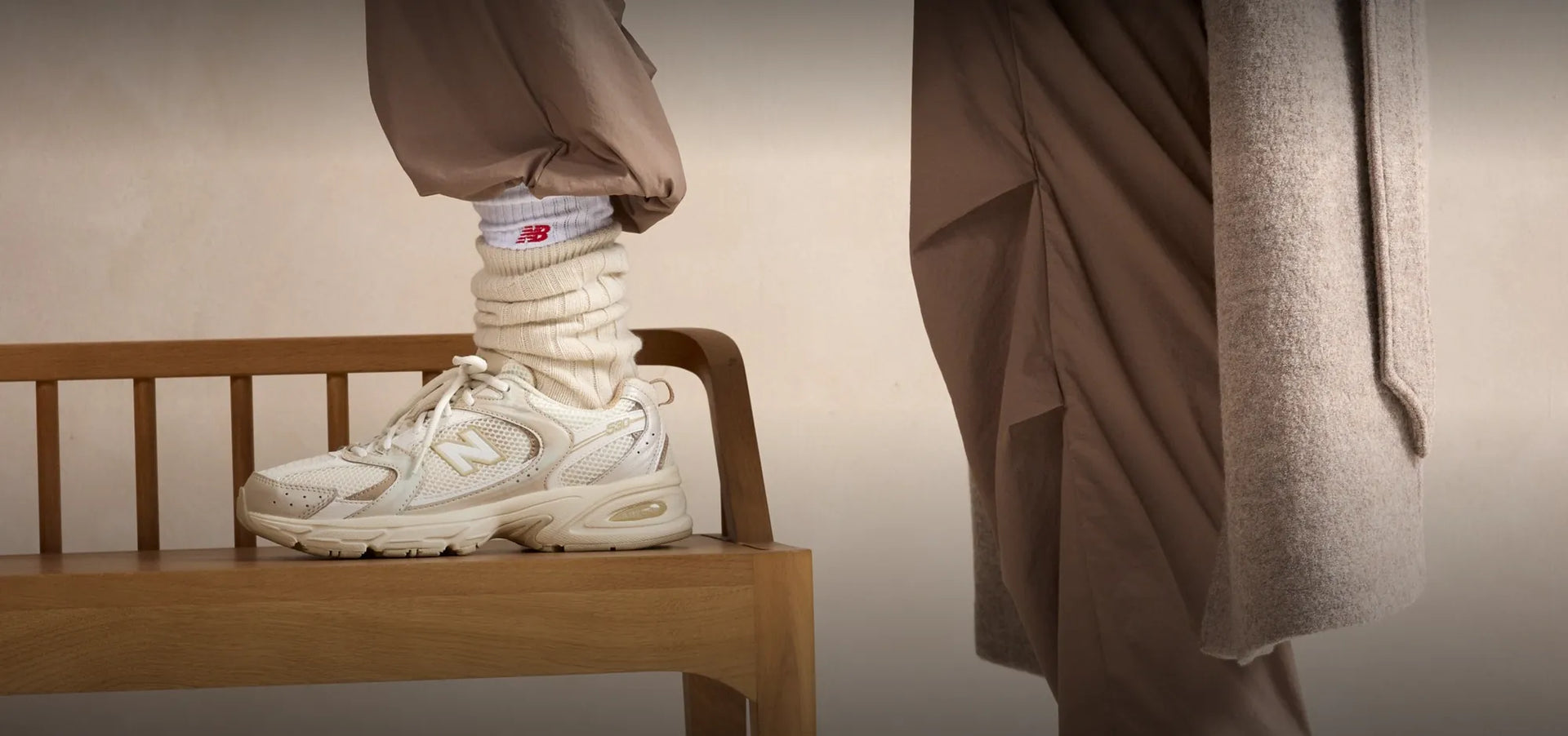 New Balance 530 em estilo urbano