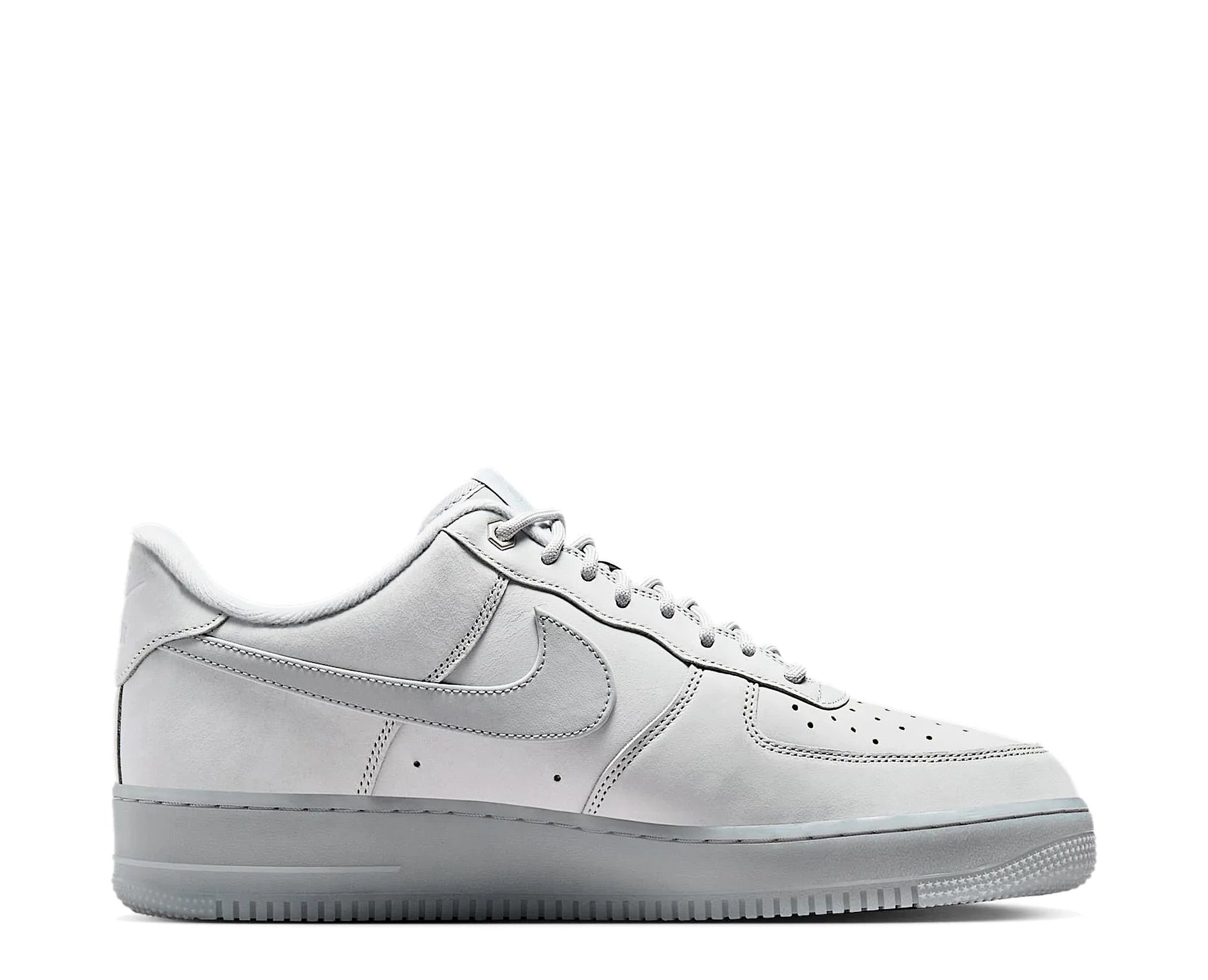 Sapatilhas Nike Air Force 1 '07 WB Cinzento — perfil exterior | CJ9179-002