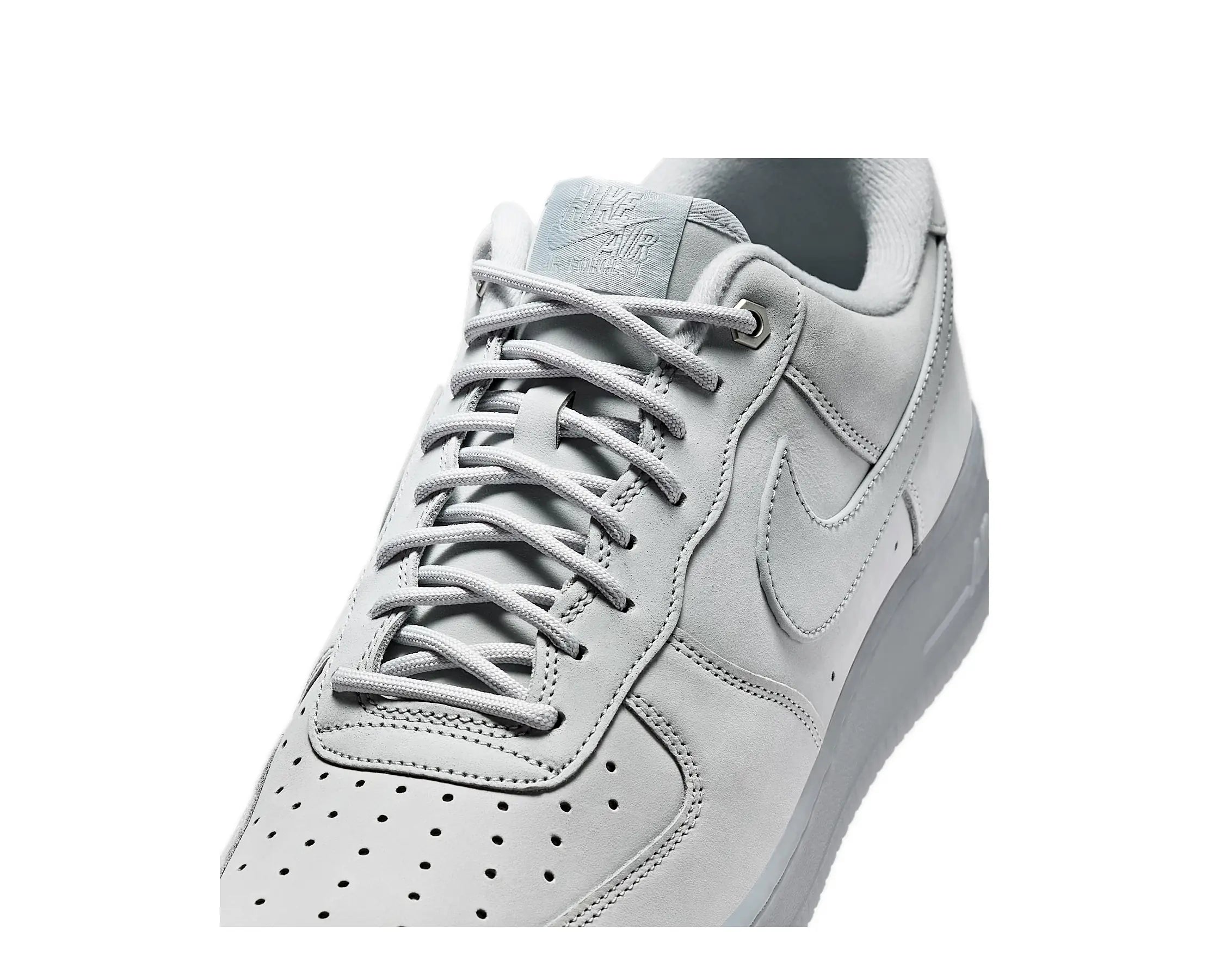 Sapatilhas Nike Air Force 1 '07 WB Cinzento — detalhe | CJ9179-002