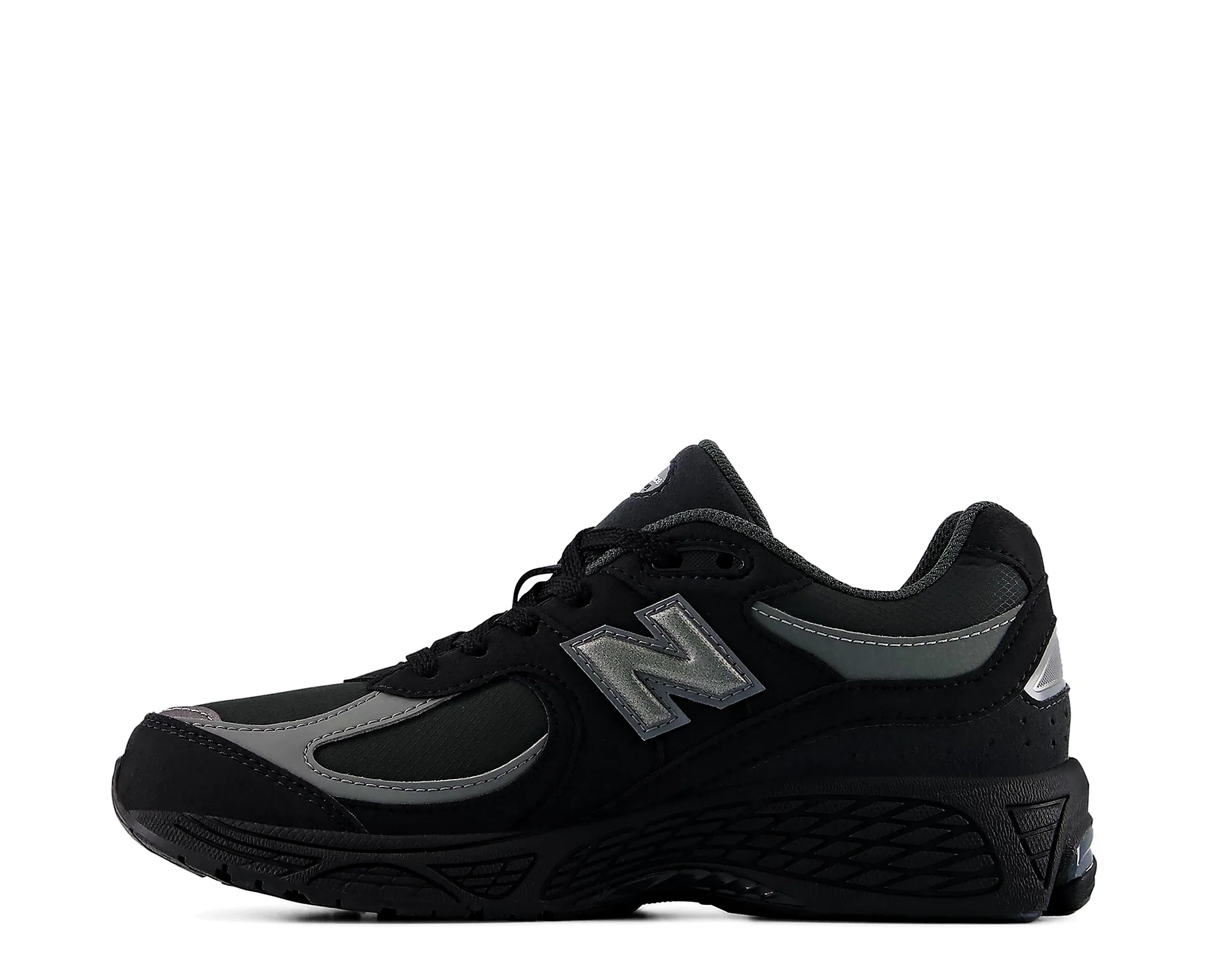 Sapatilhas New Balance 2002 Preto — perfil exterior | G200215N