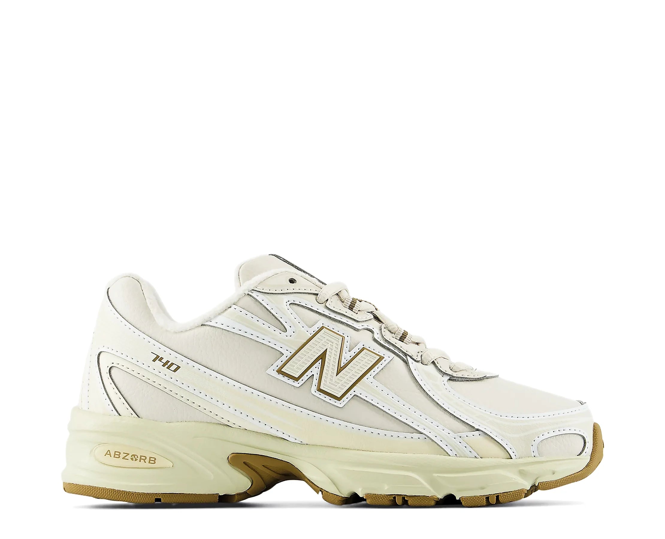 Sapatilhas New Balance 740 Bege — perfil exterior | G74051I