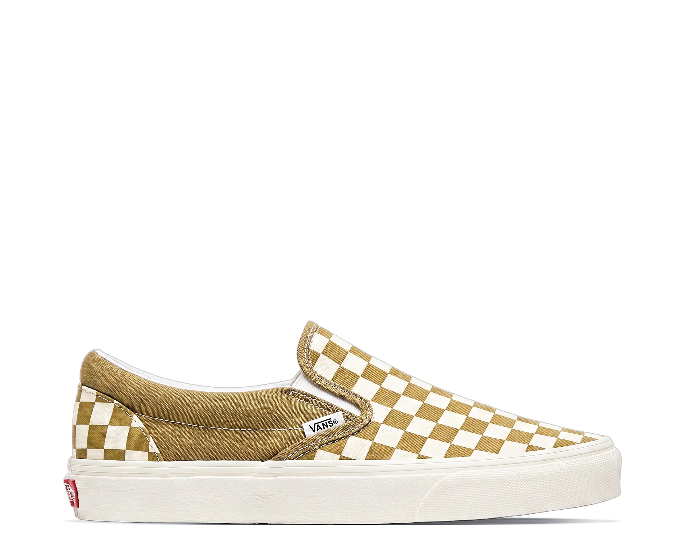 Sapatilhas Vans Classic Slip-On Bege — vista lateral | VN000Z7AOVB