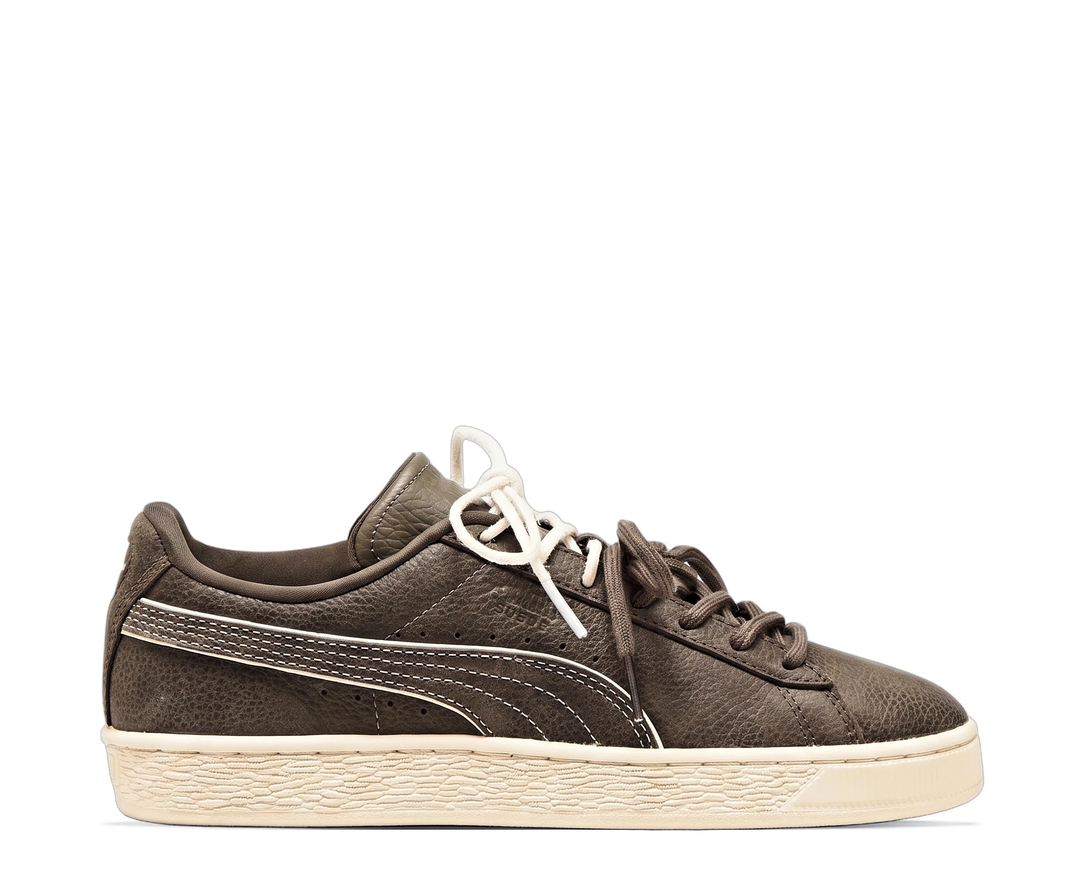 Sapatilhas Puma Suede Bloom Dress-up Castanho — vista lateral | 409002-02