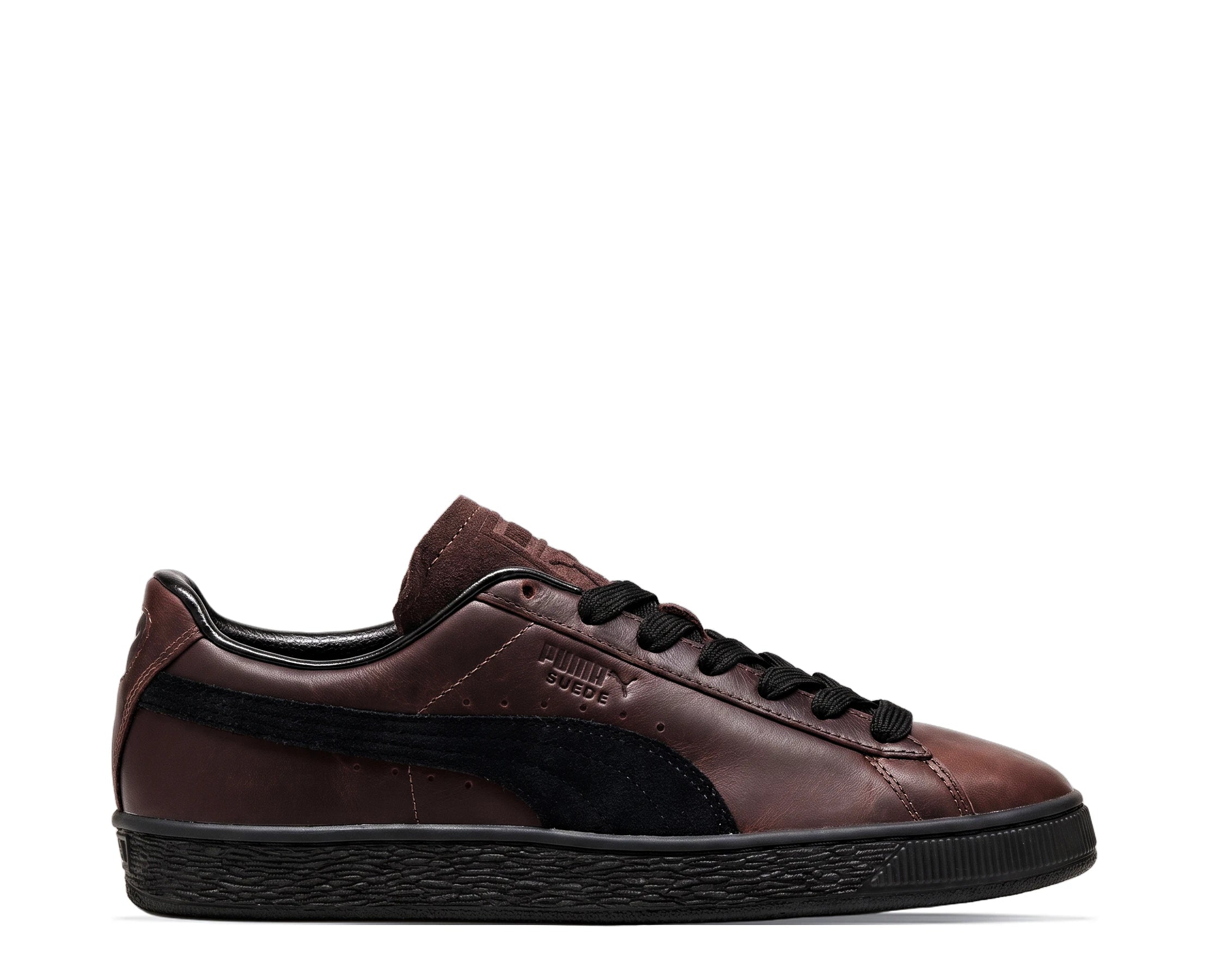 Sapatilhas Puma Suede Dressed Castanho — vista lateral | 408831-01