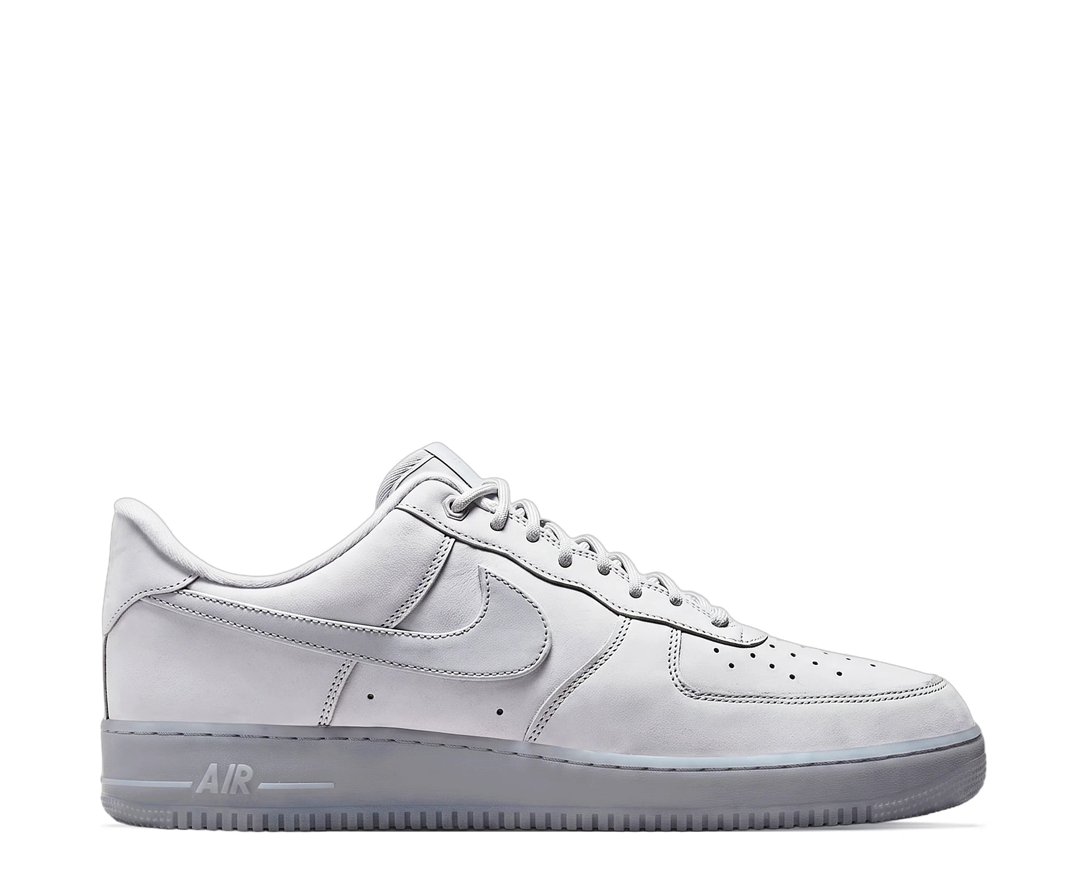 Sapatilhas Nike Air Force 1 '07 WB Cinzento — vista lateral | CJ9179-002