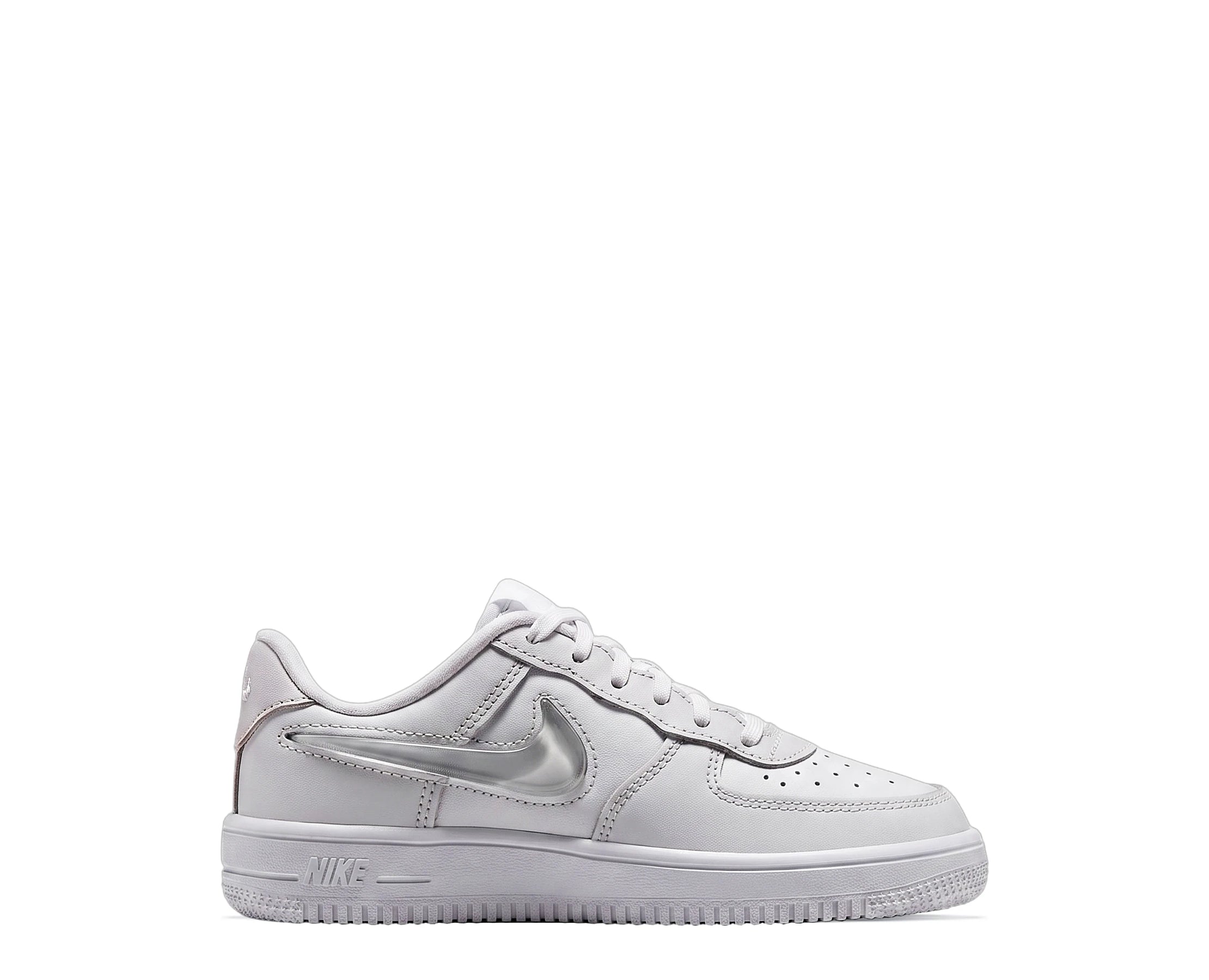 Sapatilhas Nike Air Force 1 Low Lace Cinzento — vista lateral | IR0596-102