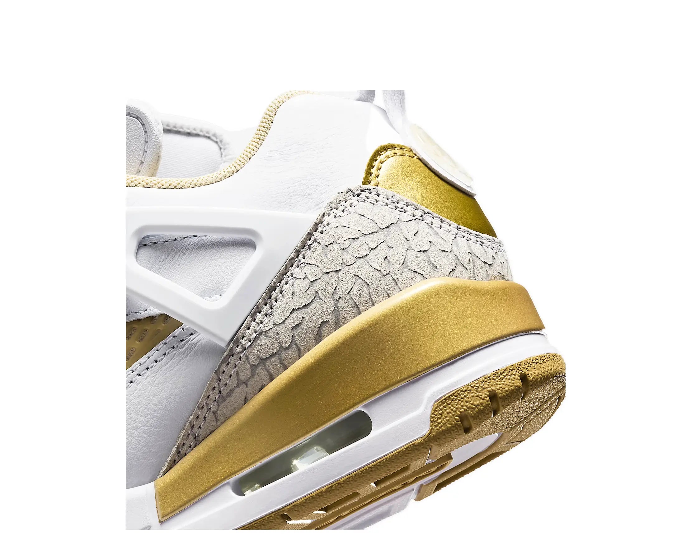 Sapatilhas Nike Jordan Spizike Low Branco — detalhe | IR1836-104