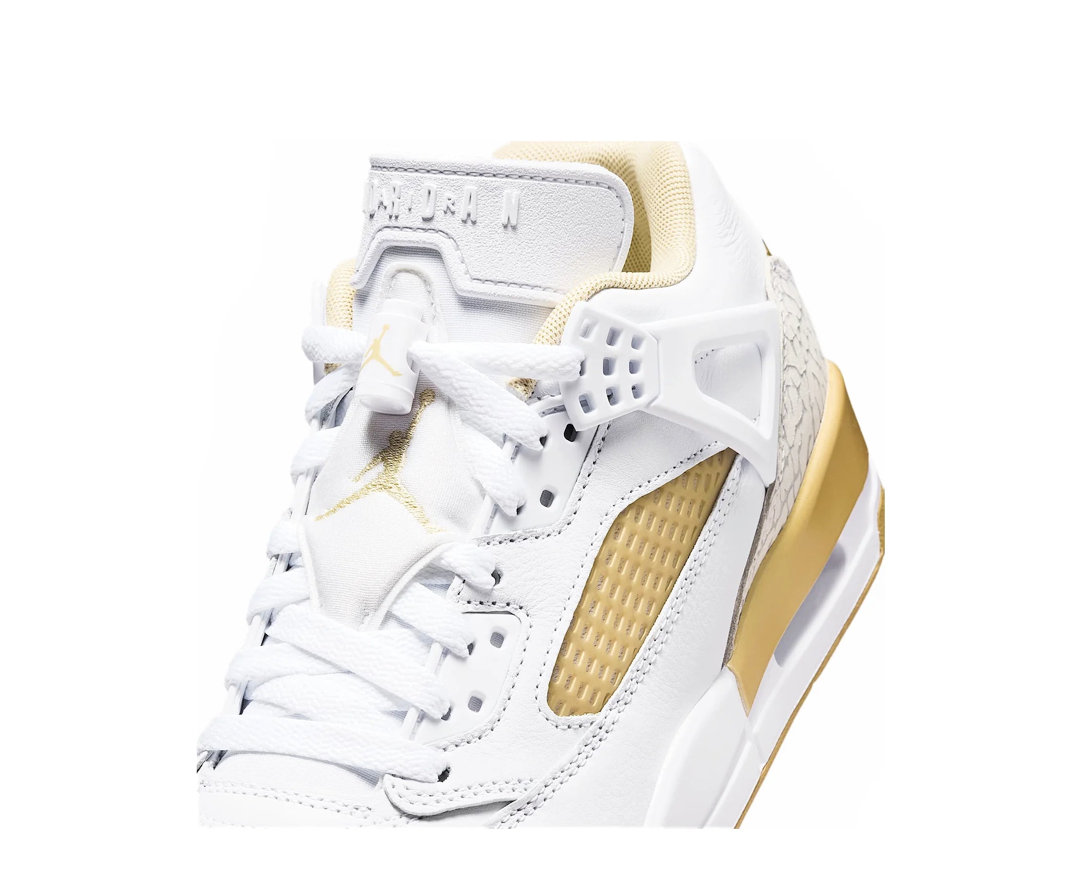 Sapatilhas Nike Jordan Spizike Low Branco — detalhe | IR1836-104