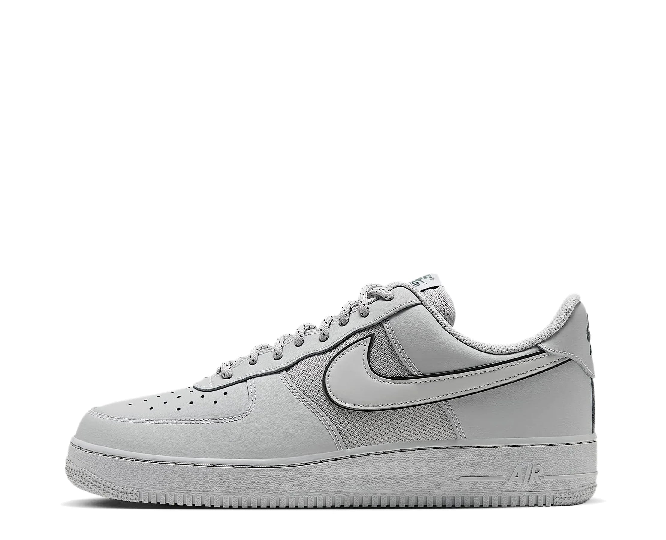 Sapatilhas Nike Air Force 1 '07 Low LV8 Tech Cinzento — perfil interior | IV3415-001