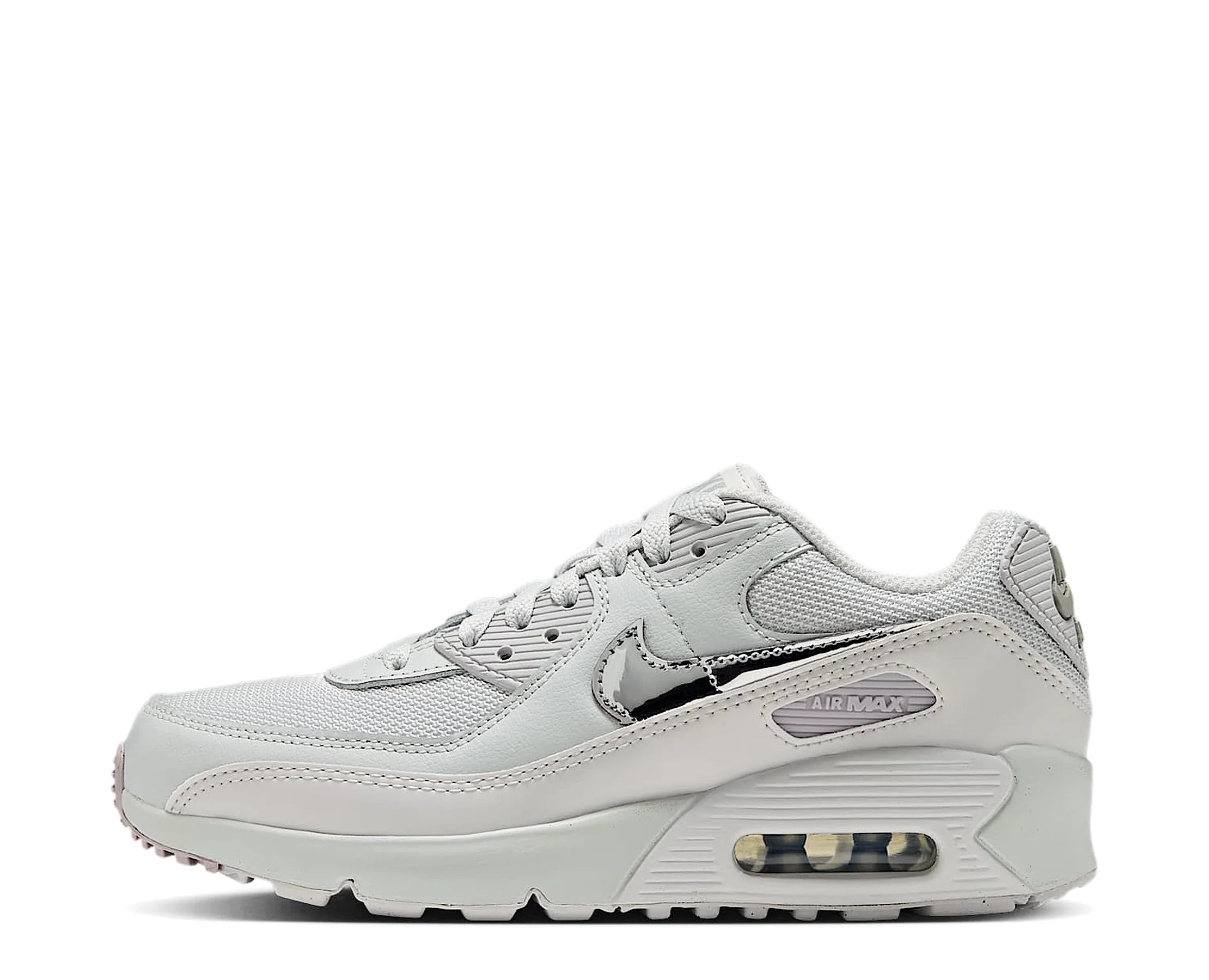 Sapatilhas Nike Air Max 90 Shine Cinzento — perfil interior | IX6382-002