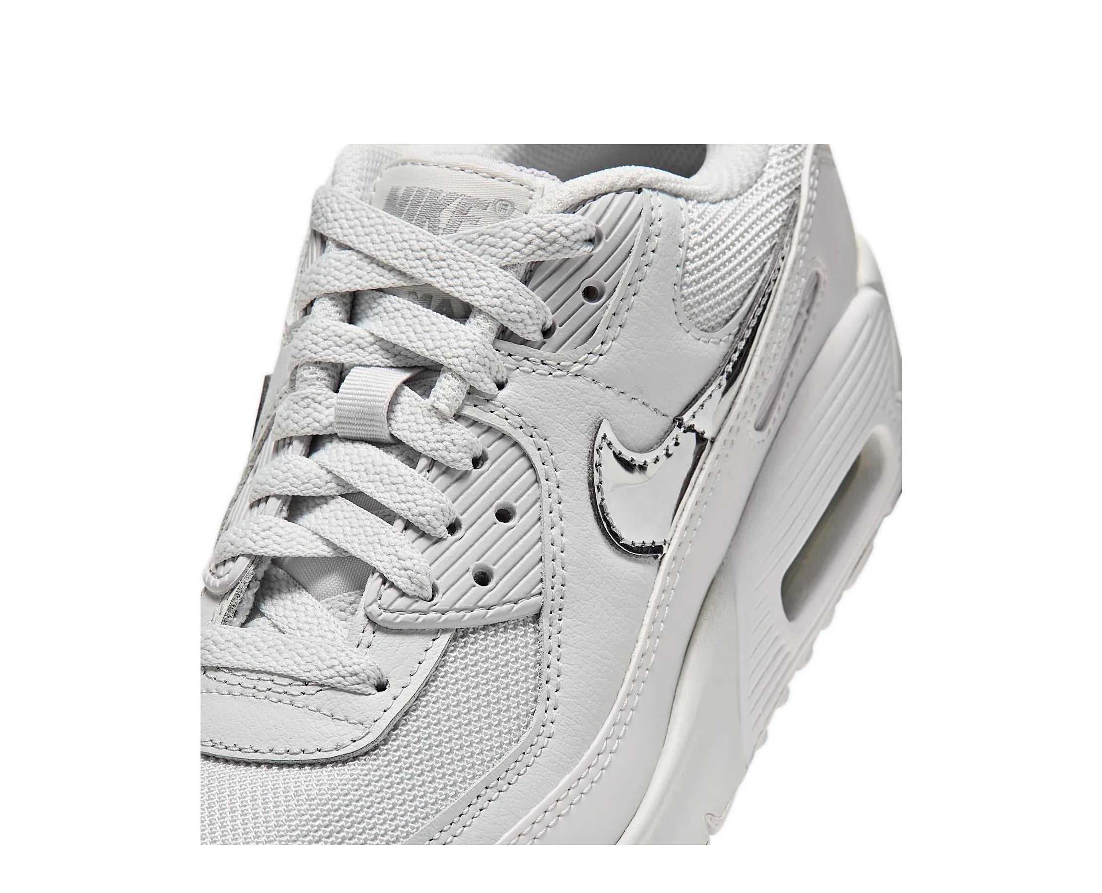 Sapatilhas Nike Air Max 90 Shine Cinzento — detalhe | IX6382-002