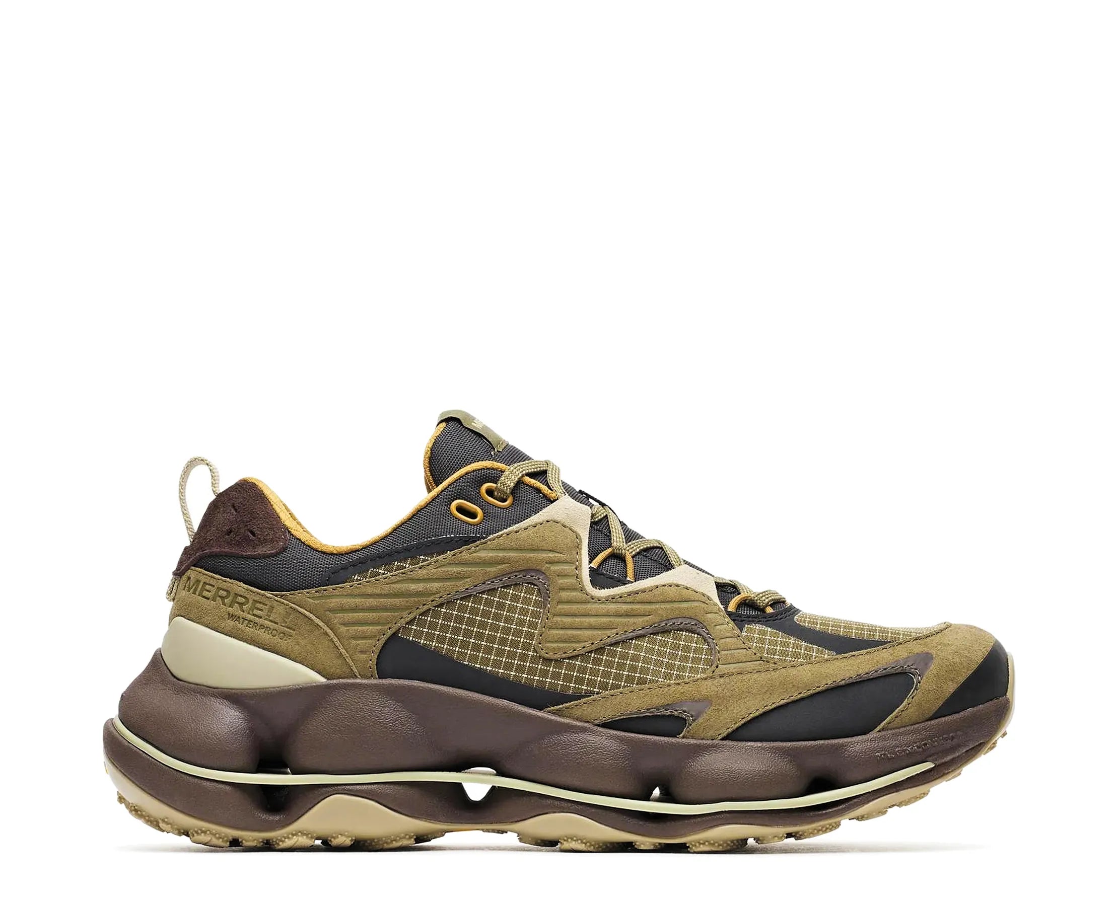 Sapatilhas Merrell Speedarc Matis Khaki — perfil exterior | J00005537