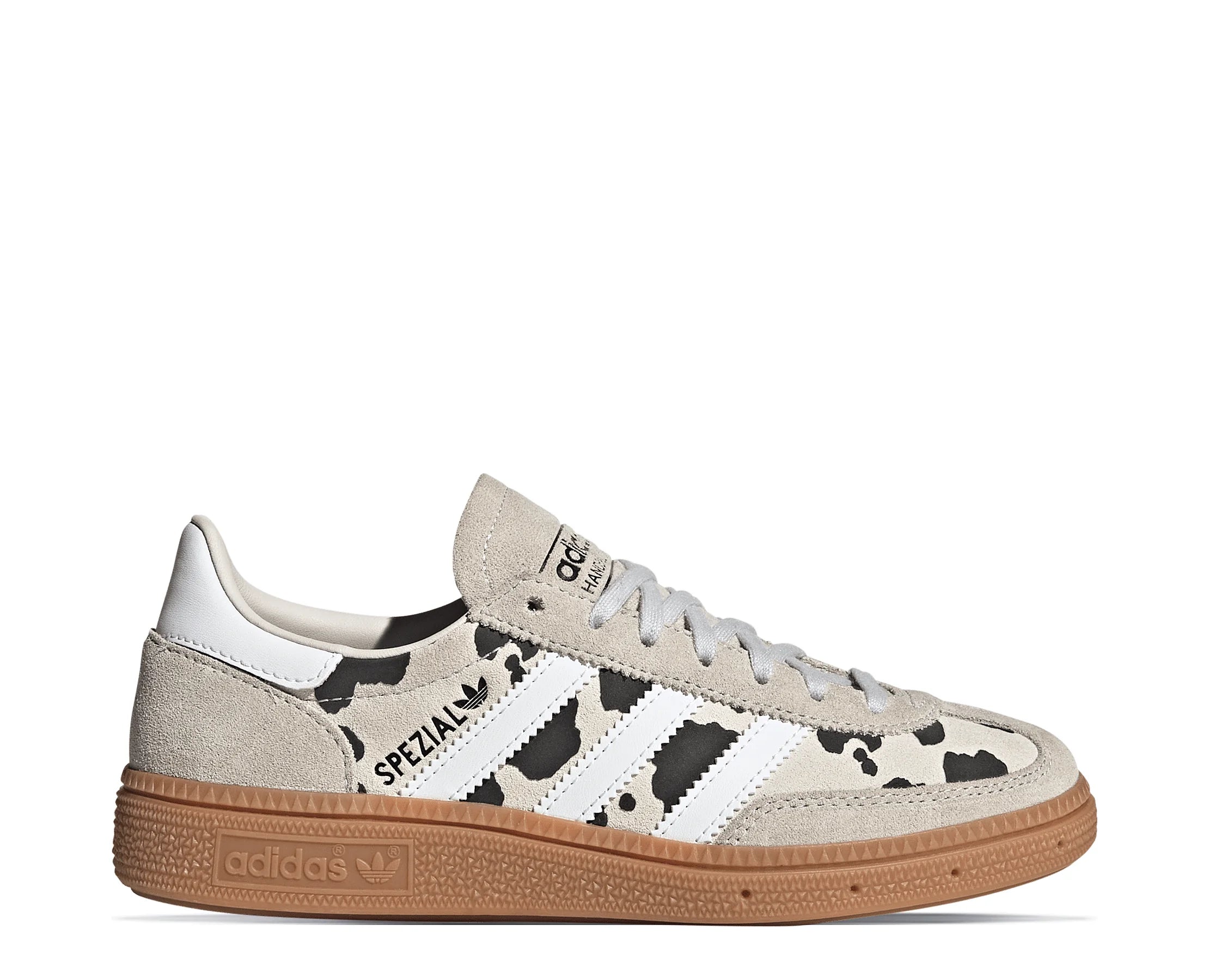 Sapatilhas Adidas Handball Spezial Bege Animal Print — perfil exterior | KH9433