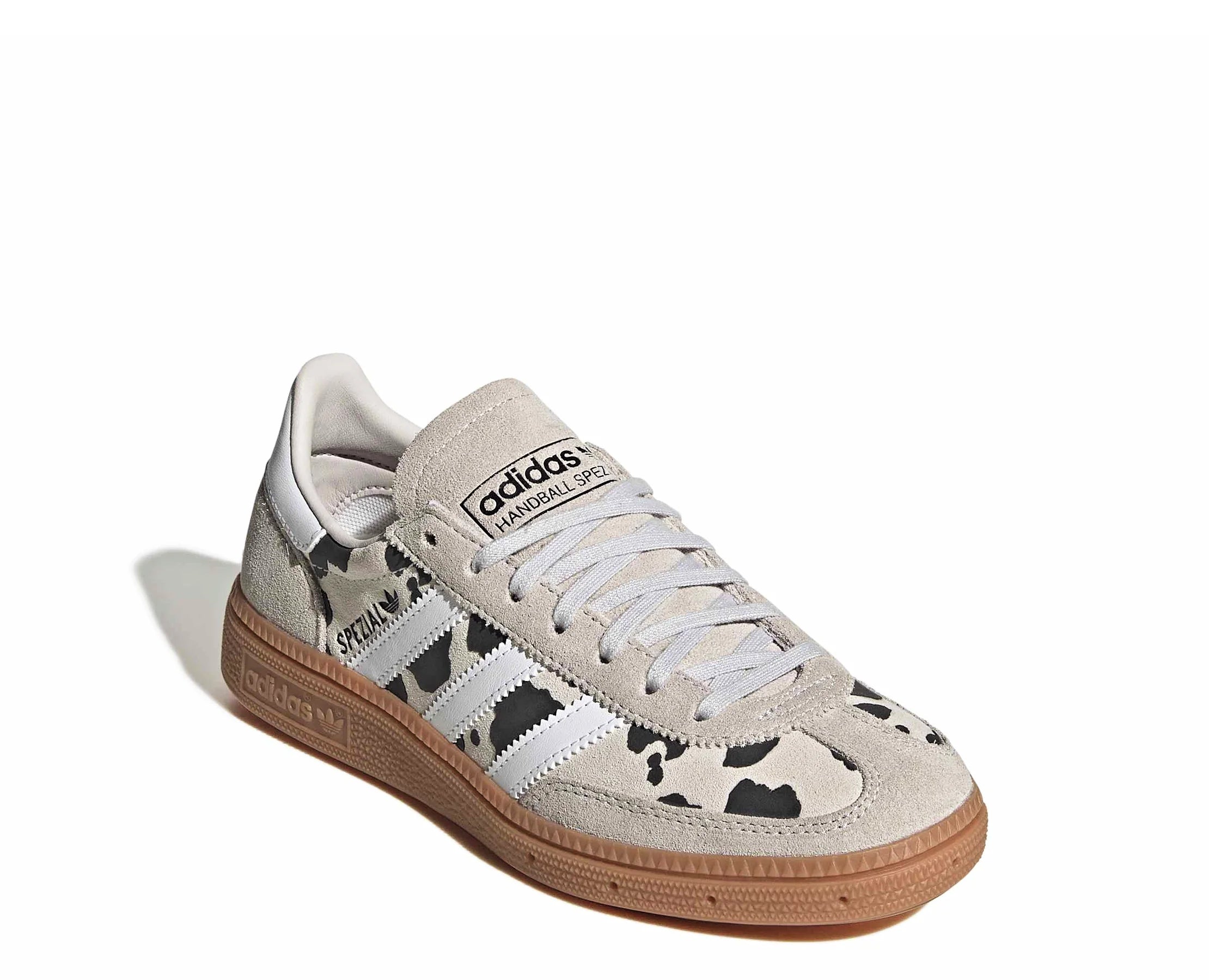 Sapatilhas Adidas Handball Spezial Bege Animal Print — perfil exterior | KH9433