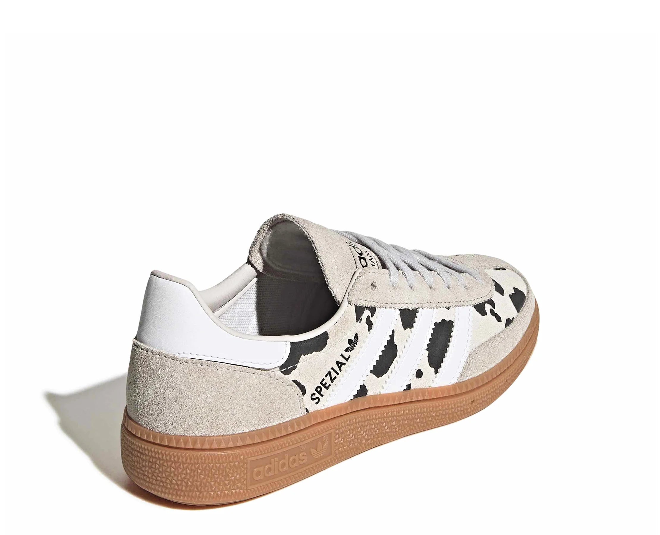 Sapatilhas Adidas Handball Spezial Bege Animal Print — traseira | KH9433