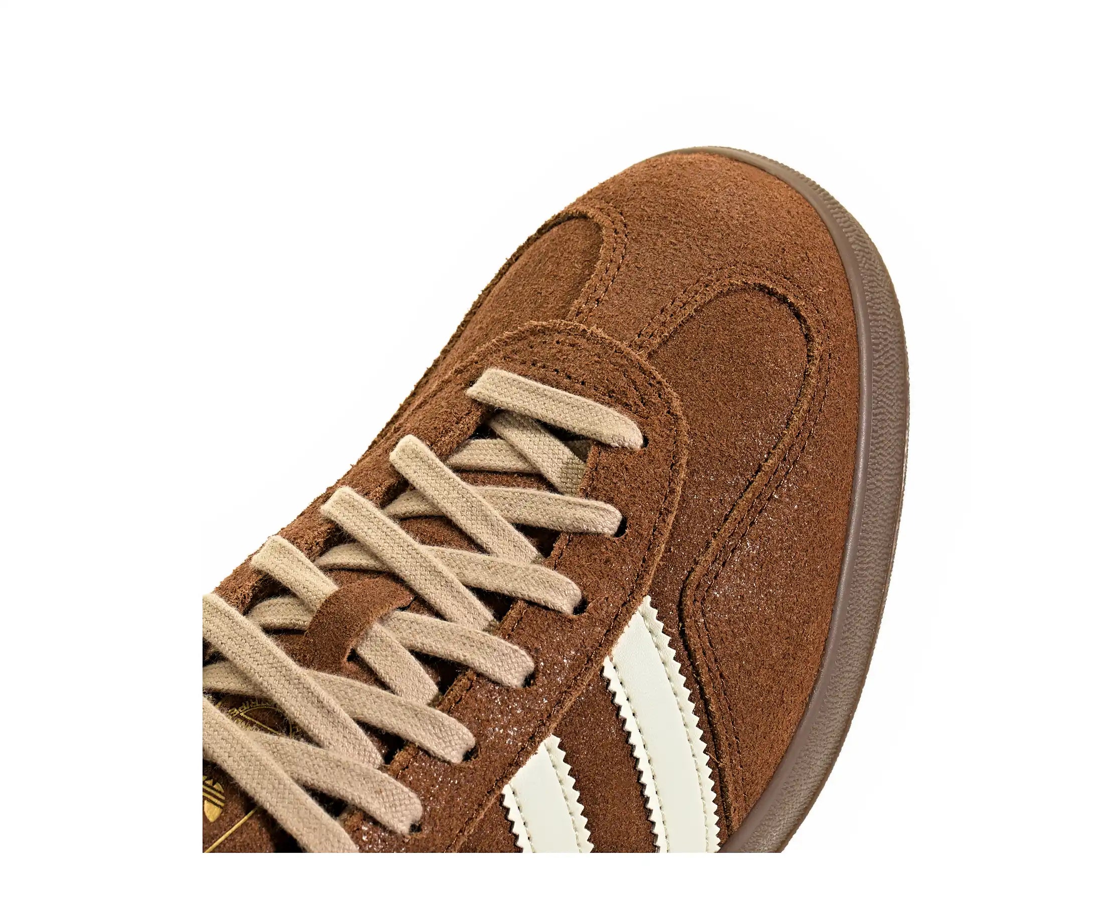 Sapatilhas Adidas Gazelle Indoor Castanho — detalhe | KH9705