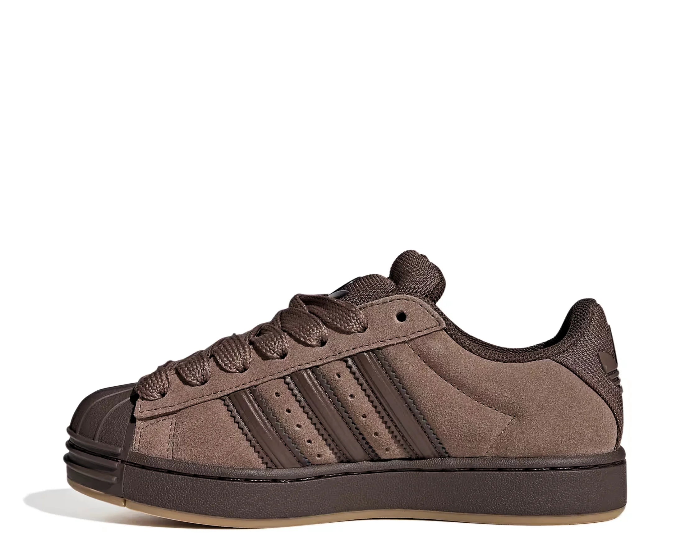 Sapatilhas Adidas Superstar Castanho — perfil interior | KJ9688
