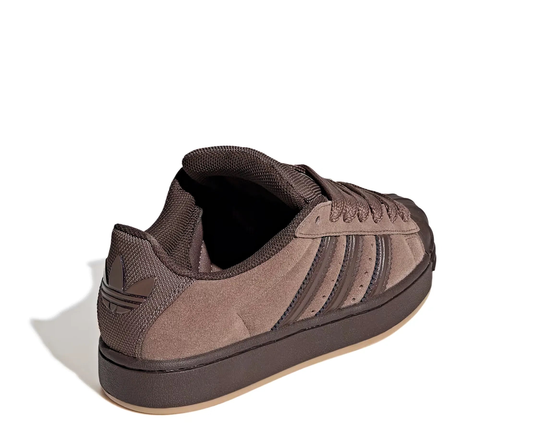 Sapatilhas Adidas Superstar Castanho — traseira | KJ9688