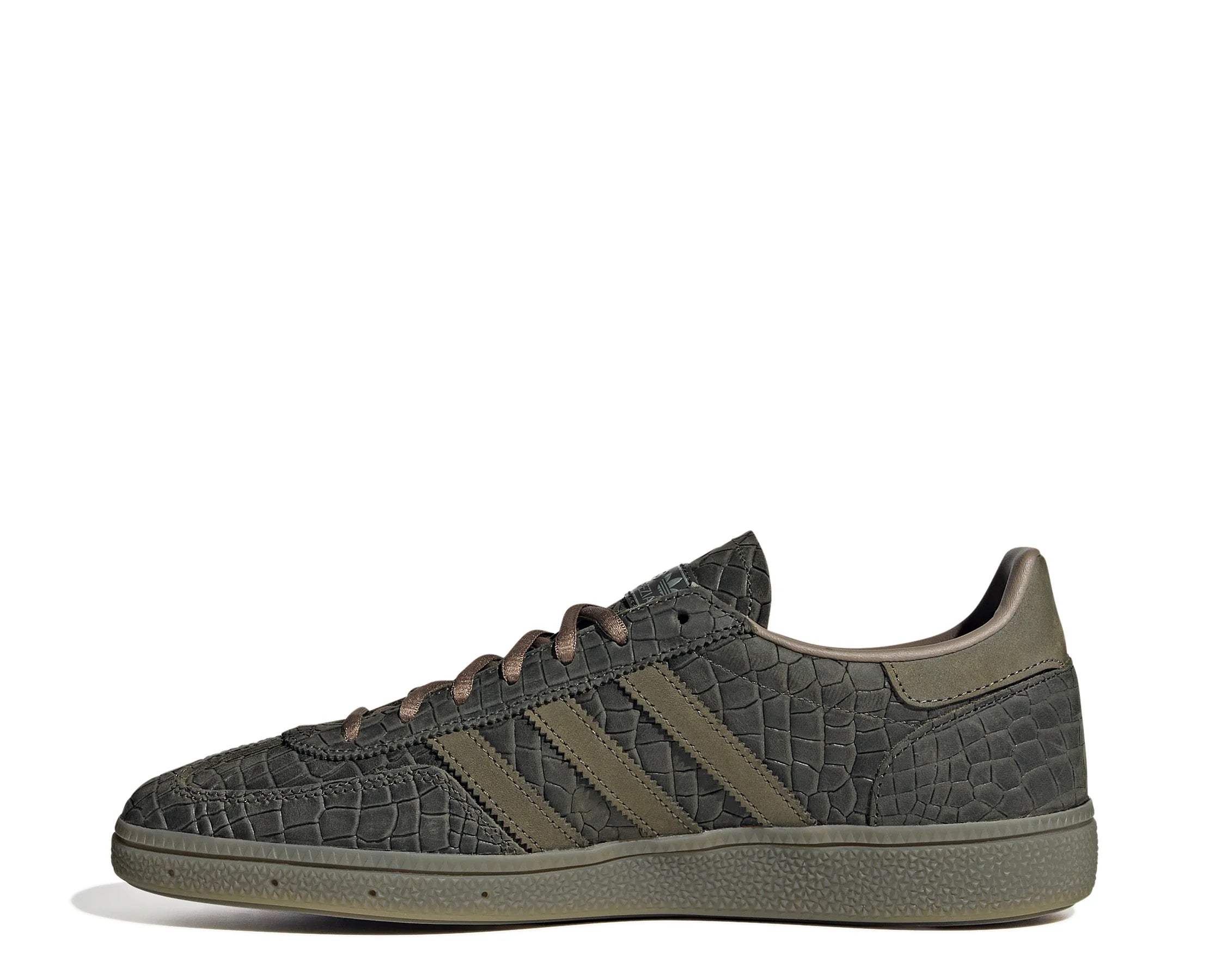 Sapatilhas Adidas Handball Spezial Verde Croco — perfil interior | KJ9964