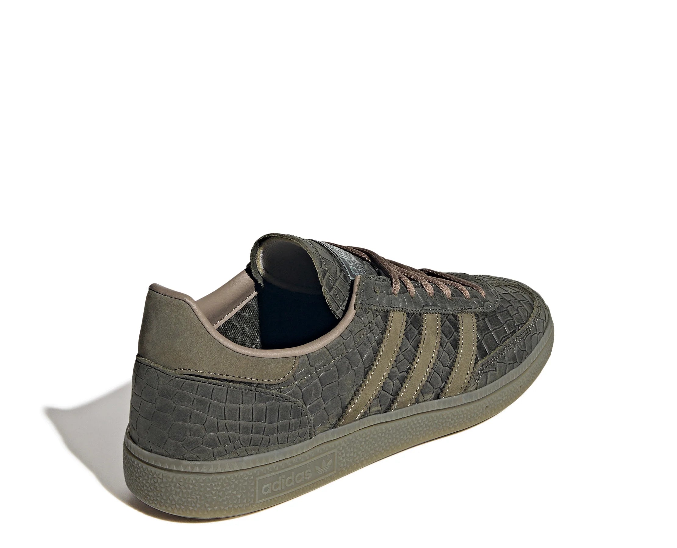 Sapatilhas Adidas Handball Spezial Verde Croco — traseira | KJ9964